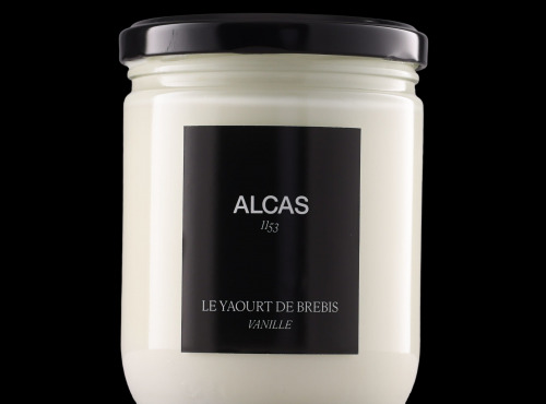 La Ferme d'Alcas - Yaourt à la vanille 400g - lot de 10 unités