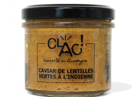 CLAC Conserverie - Caviar de lentilles vertes à l'indienne 100g