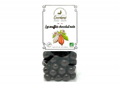 Cocoripop - Soufflés chocolat noir - 100g