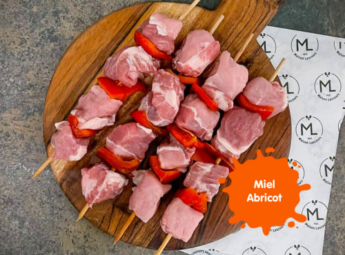 Maison Lascours - Brochette de Porc d'Occitanie Miel Abricot - 680g