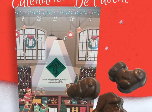 Chaloin Chocolats - Calendrier de l'avent Chocolat Noir