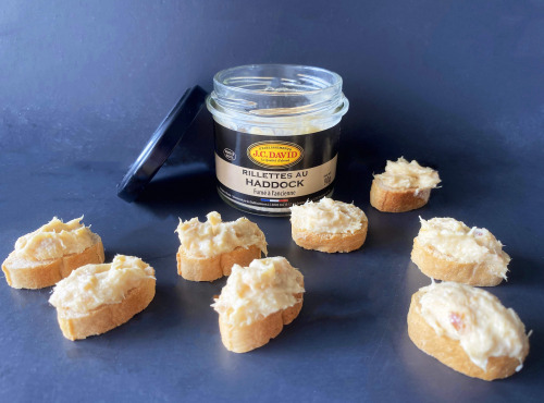 Etablissements JC David - Rillettes au Haddock 44% - 90g