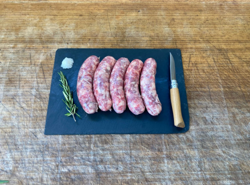 Elevage Les Blancs de l'Ouest - Saucisse nature - 650g