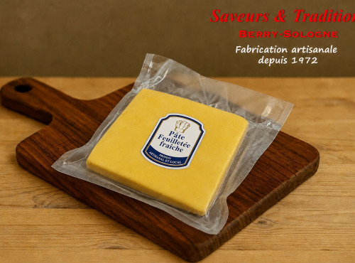 Saveurs & Traditions Berry-Sologne - Pâte feuilletée fraîche 500g surgelée x1