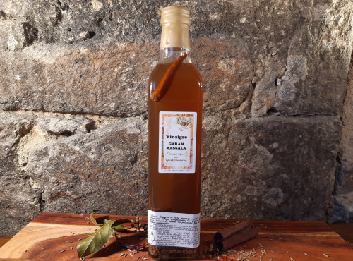 Gourmandises Créoles - Vinaigre de Garam Massala - infusé aux Epices Malabares