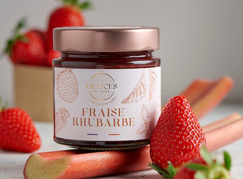 O'Délices de Lucas - Fraise Rhubarbe - 230g