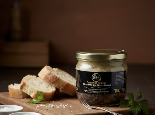 Esprit Foie Gras - Confit De Gésiers De Canard Du Gers - Emincé 180 g