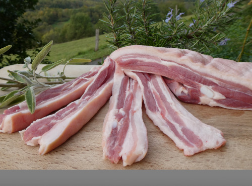 Terres EnVie - Ventrêche (poitrine) de Porcelet Mangalica en Tranche