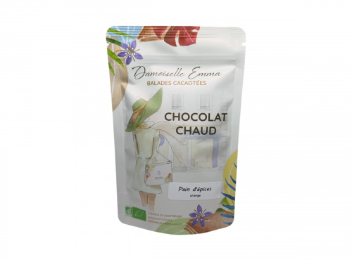 Damoiselle Emma - Cacao pour chocolat chaud - Pain d'épices, Orange