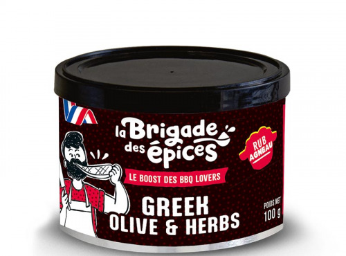 La Brigade des Epices - RUB Greek Olive & Herbs- Assaisonnement pour l'agneau - 100g