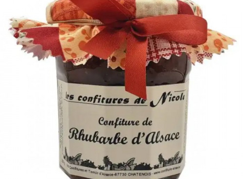 Maison Schmid - Confiture Rhubarbe d'Alsace - Les Confitures de Nicole