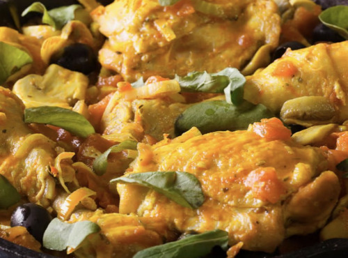 L'OLIVERAIE DU COUDON - [Précommande] POULET SAUCE MOUTARDE À L’ANCIENNE 1KG POUR 2 PERSONNES