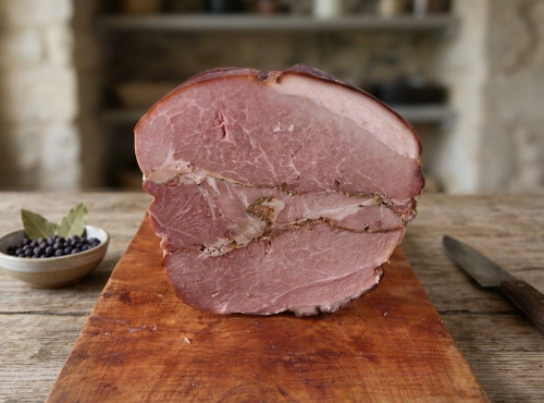 La Ferme du Louvier - Jambon fumé aux herbes de Provence 400g
