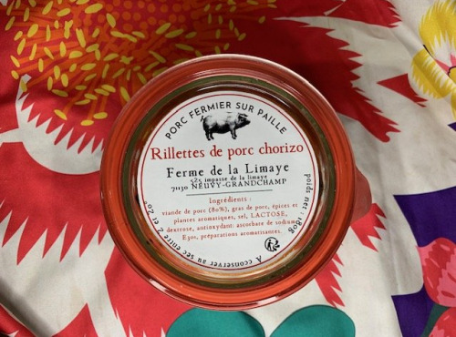 Ferme de la Limaye - Rillette de porc au chorizo 180g