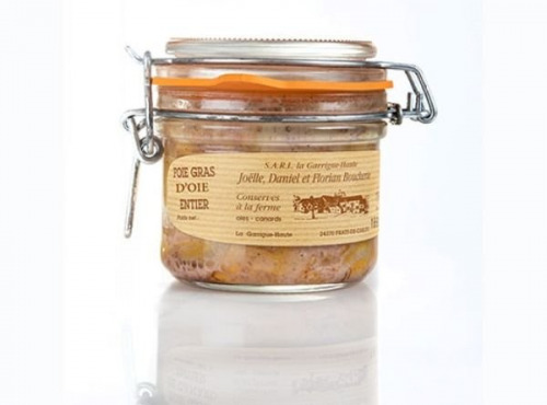 Ferme de la Garrigue Haute - Foie gras d’oie entier en bocal 400g
