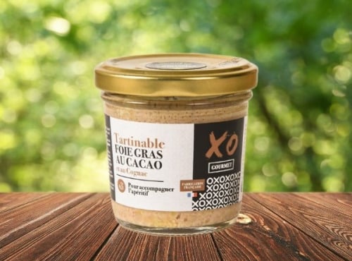 XO Gourmet - Tartinable au foie gras, au cacao et au cognac 80g