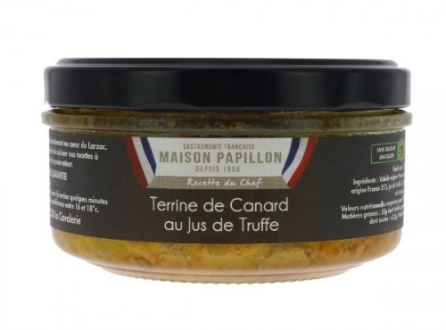 Maison PAPILLON - Artisan depuis 1955 - Terrine de Canard au Jus de Truffe 130g