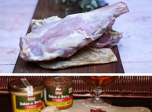 Ferme du caroire - Offre Pâques : Gigot et Filet de Chevreau 1,5 kg + pâté offert