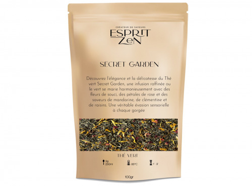 Esprit Zen - Thé Vert - Secret Garden - Sachet zip 100g