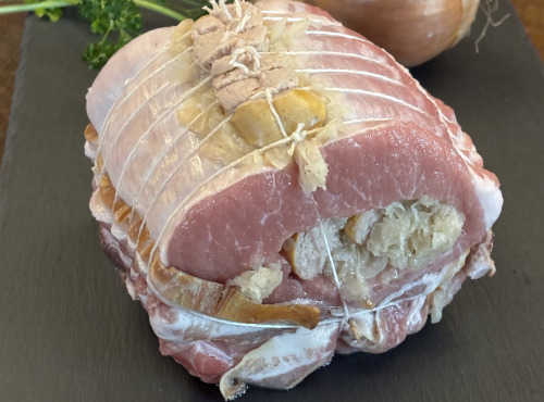 La Ferme du Chaudron - Rôti farci à la choucroute Bio 1kg