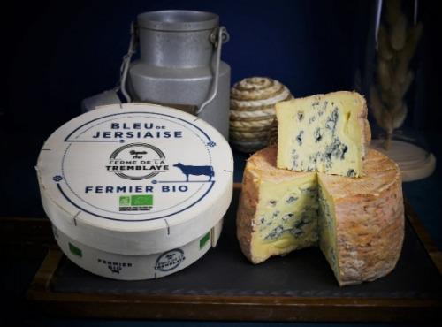 Ferme de La Tremblaye - Bleu de Jersiaise Fermier Bio 800g