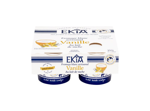Bastidarra - Ekia - Fromage Blanc Vanille 4*100gr