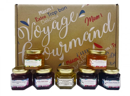 Le safran - l'or rouge des Ardennes - Coffret cadeau de Noel " Les Confitures Safranées"