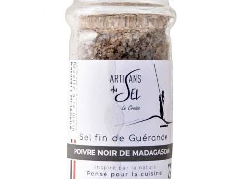 Artisans du Sel - Moulin à Sel au Poivre Noir 80g x 9