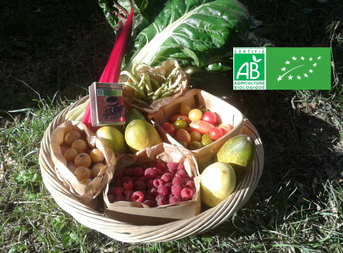 LES JARDINS DE KARINE - Panier gourmand bio modulable et sa découverte de saison