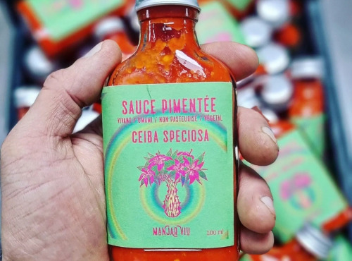 Manjar Viu : Légumes lacto fermentés - Sauce pimentée Ceiba - 100ml - Force 3/3