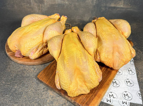 Maison Lascours - 3 Poulets Fermiers Label Rouge - 4,5kg