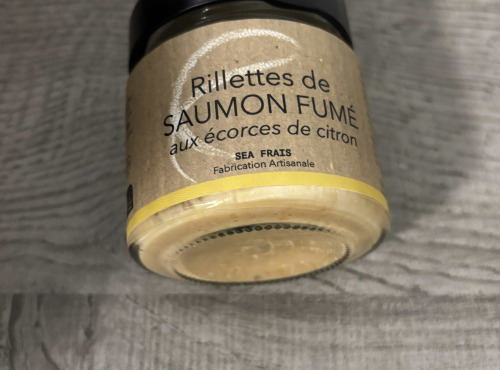 L'atelier Sea Frais - Rillettes de saumon fumé aux écorces de citron