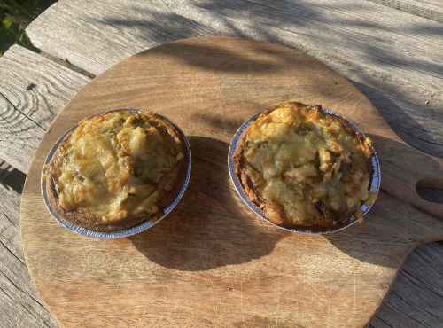 Ferme Sinsac - tartelettes aux oignons frais du jardin (2 x 100 grs)