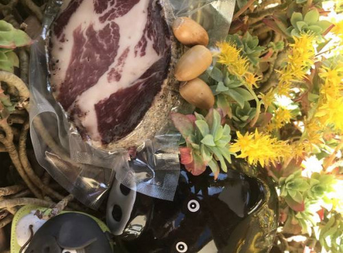 Domaine REY-Marie et Nicolas REY - Echine Séchée De Porc Noir De Bigorre Aop