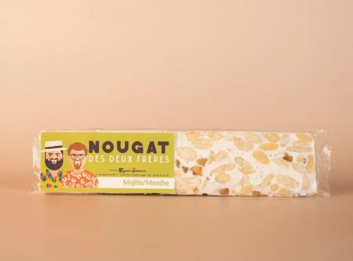 Maison Jonquier - Nougat blanc tendre au mojito - 100g - Artisanal