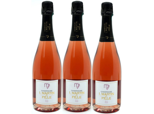 Champagne J. Martin et Fille - Brut Rosé - 3x75cl