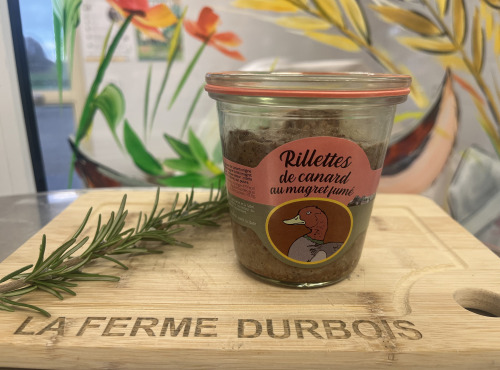 La Ferme Durbois - Rillettes de canard au magret fumé 200g