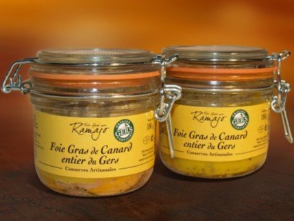 Maison Ramajo - Foie gras de canard entier IGP Gers lot de 2x180g