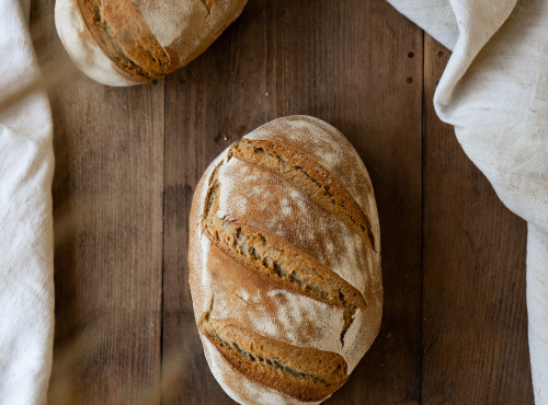 Le Fournil de Retour Aux Sources - Pain 100 % Petit Epeautre Biologique semi complet - 500g