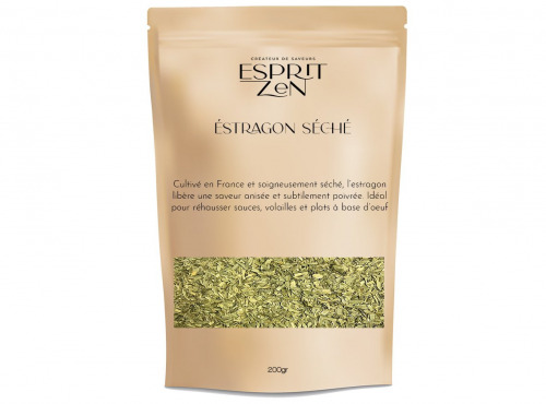 Esprit Zen - Estragon Séché - Sachet refermable de 200g