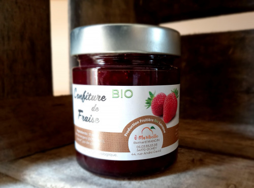 O Maribelle - Confiture de fraise de Lorraine BIO - 250g