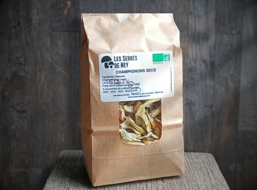 Elevage de Cochons en Forêt et Produits du Terroir Jurassien - Champignons Pleurotes bio déshydratés