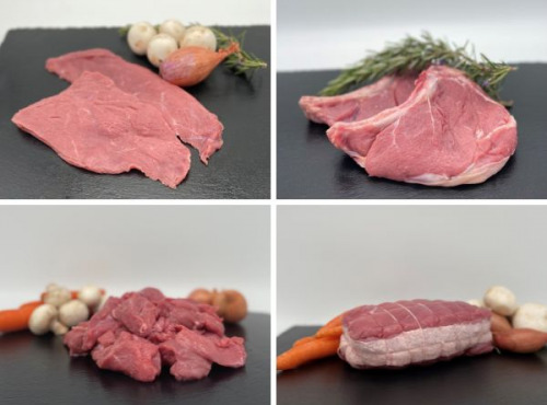 La Ferme d'Autrac - Colis de Veau BIO Family de 5kg