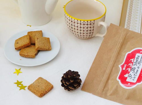 Biscuiterie des Vénètes - P'tits Vénètes à la crème de marron - Edition limitée Noël