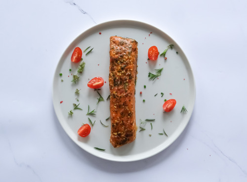 Etablissements JC David - Pavé de saumon fumé à la provençale - 120g