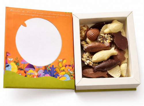 La confiserie d’antan 100% bio - Boite choco assortiments - 130 gr