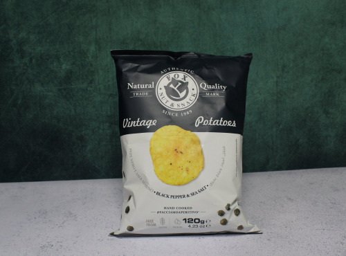 Fromage Gourmet - Chips au poivre noir 120g