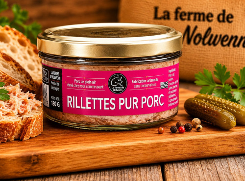 La ferme de Nolwenn - Rillettes Pur Porc 130g
