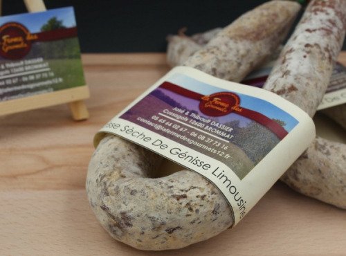 La Ferme Des Gourmets - Saucisse sèche de Bœuf x 5