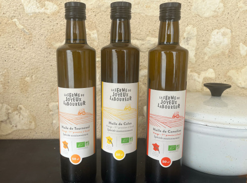 La Ferme du Joyeux Laboureur - Assortiment d'huiles spéciales assaisonnement 150 cl